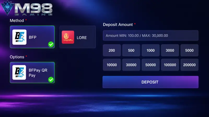Deposit M98 Step-by-Step Guide to Secure AI Banking and 2026 Premium Funding Channels