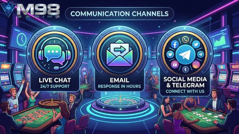 Primary Communication Channels Available on the Platform